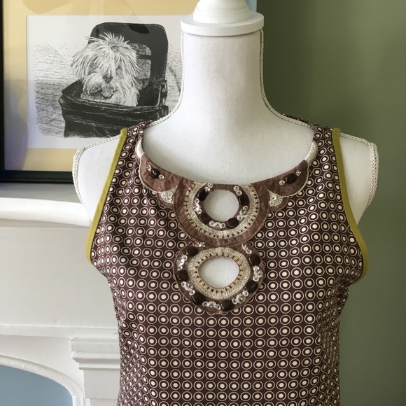 PS Style Retro Mod Geometric Print Mini Dress - Picture 1 of 8